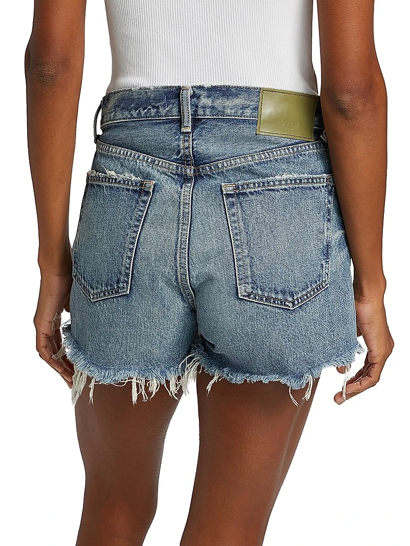 Douglaston Mid-Rise Denim Shorts