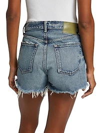Douglaston Mid-Rise Denim Shorts