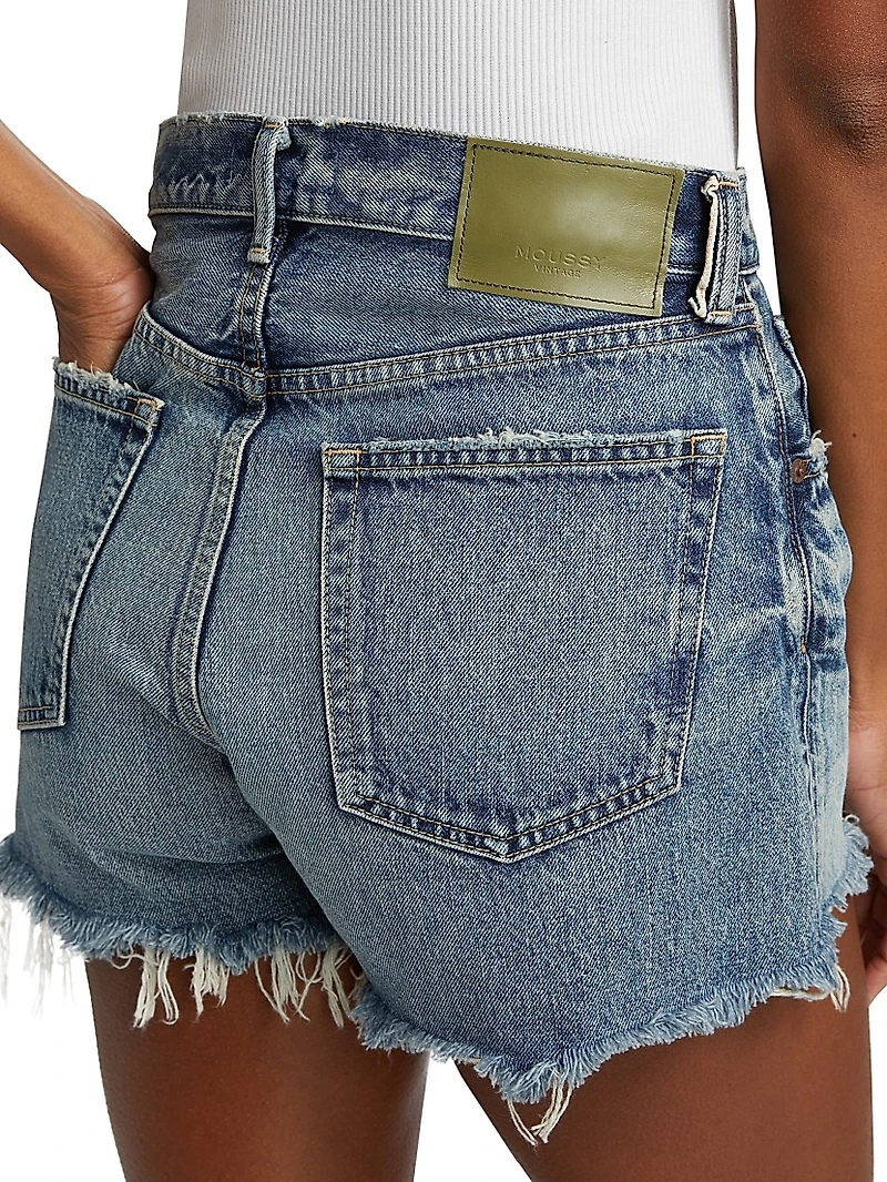 Douglaston Mid-Rise Denim Shorts