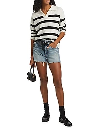 Douglaston Mid-Rise Denim Shorts