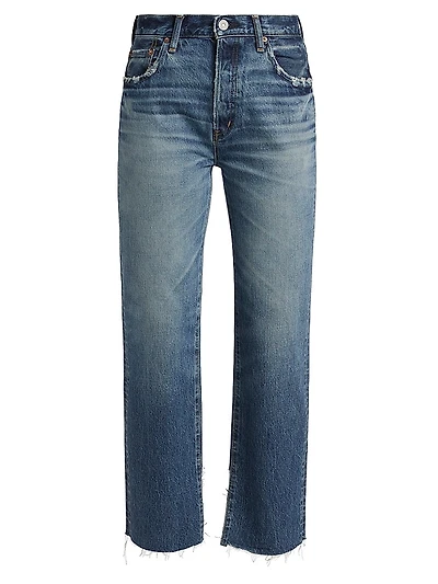Gleason Straight Mid-Rise Jeans