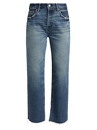 Gleason Straight Mid-Rise Jeans