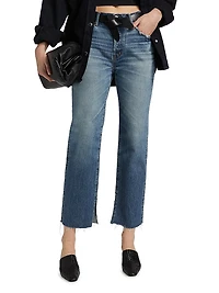 Gleason Straight Mid-Rise Jeans
