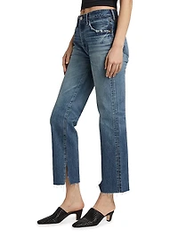 Gleason Straight Mid-Rise Jeans