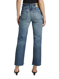 Gleason Straight Mid-Rise Jeans