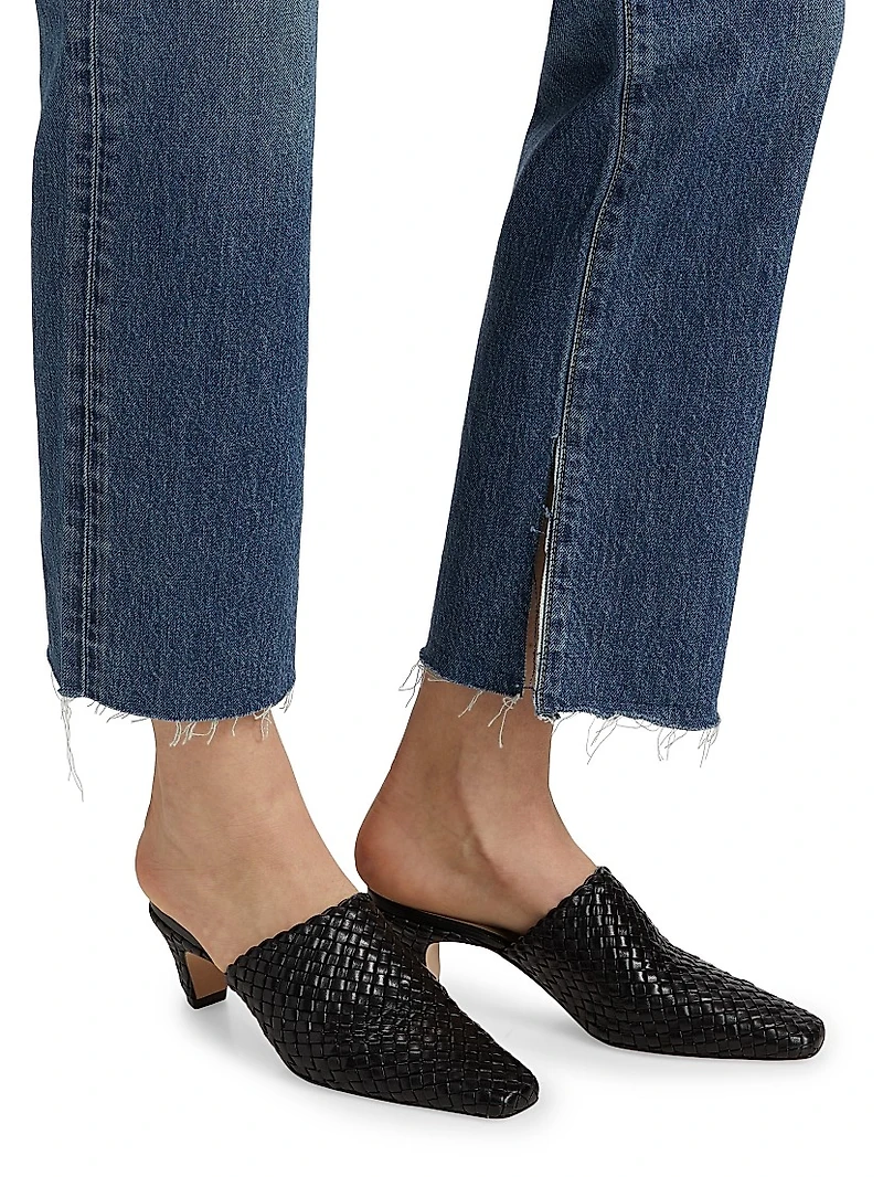 Gleason Straight Mid-Rise Jeans