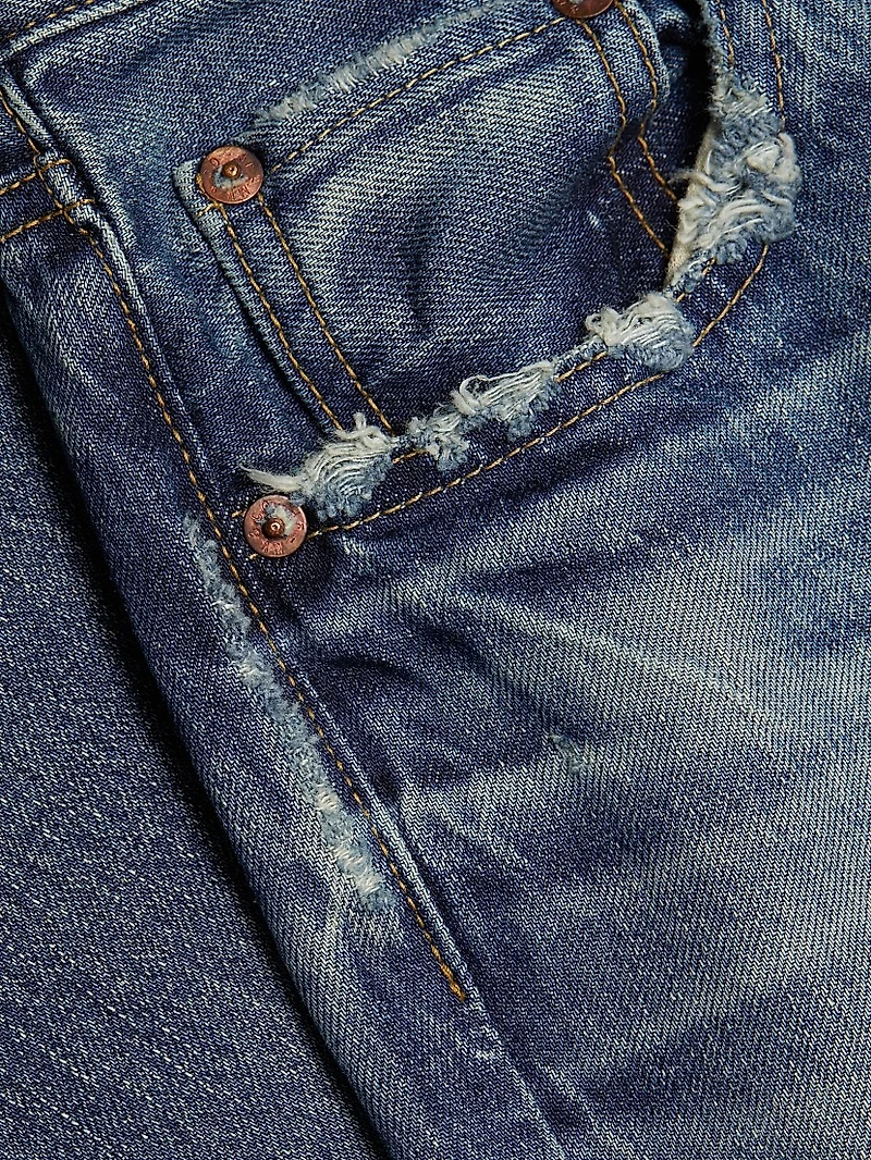 Gleason Straight Mid-Rise Jeans