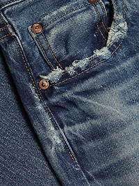 Gleason Straight Mid-Rise Jeans