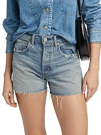Bayville Mid-Rise Denim Shorts