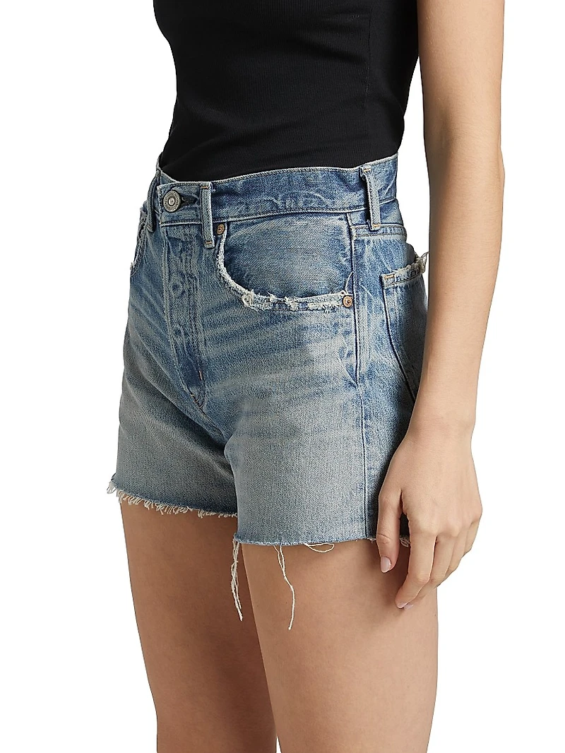 Bayville Mid-Rise Denim Shorts