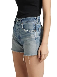 Bayville Mid-Rise Denim Shorts