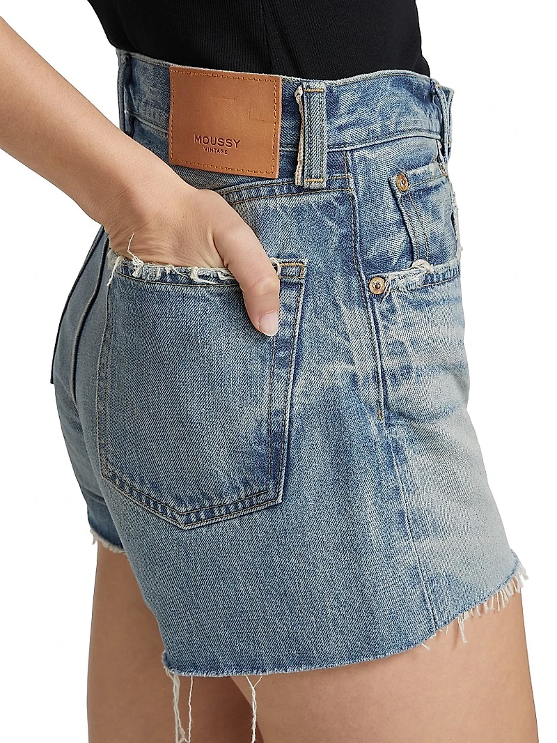 Bayville Mid-Rise Denim Shorts