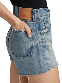 Bayville Mid-Rise Denim Shorts