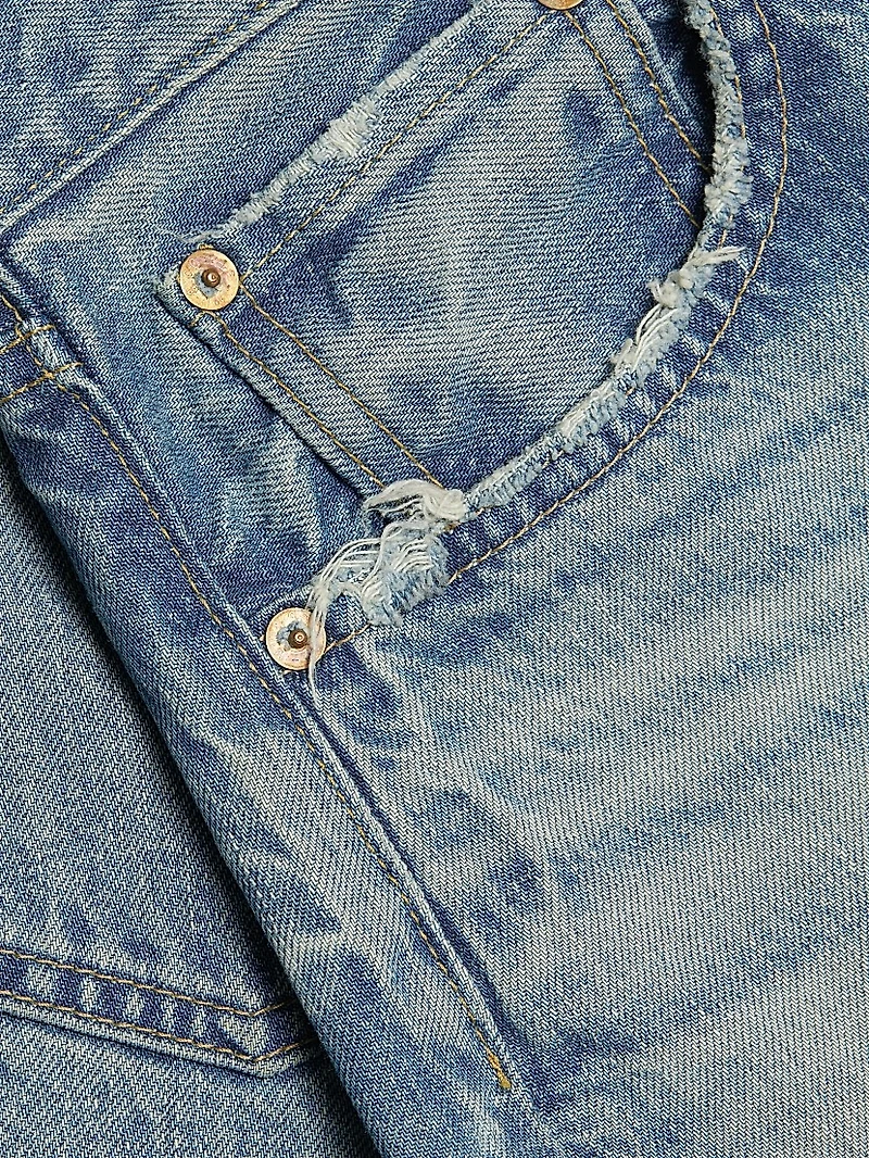 Bayville Mid-Rise Denim Shorts