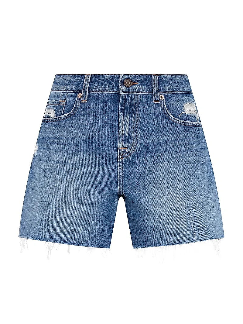 Monroe Distressed Jean Shorts