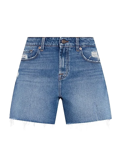 Monroe Distressed Jean Shorts