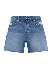 Monroe Distressed Jean Shorts