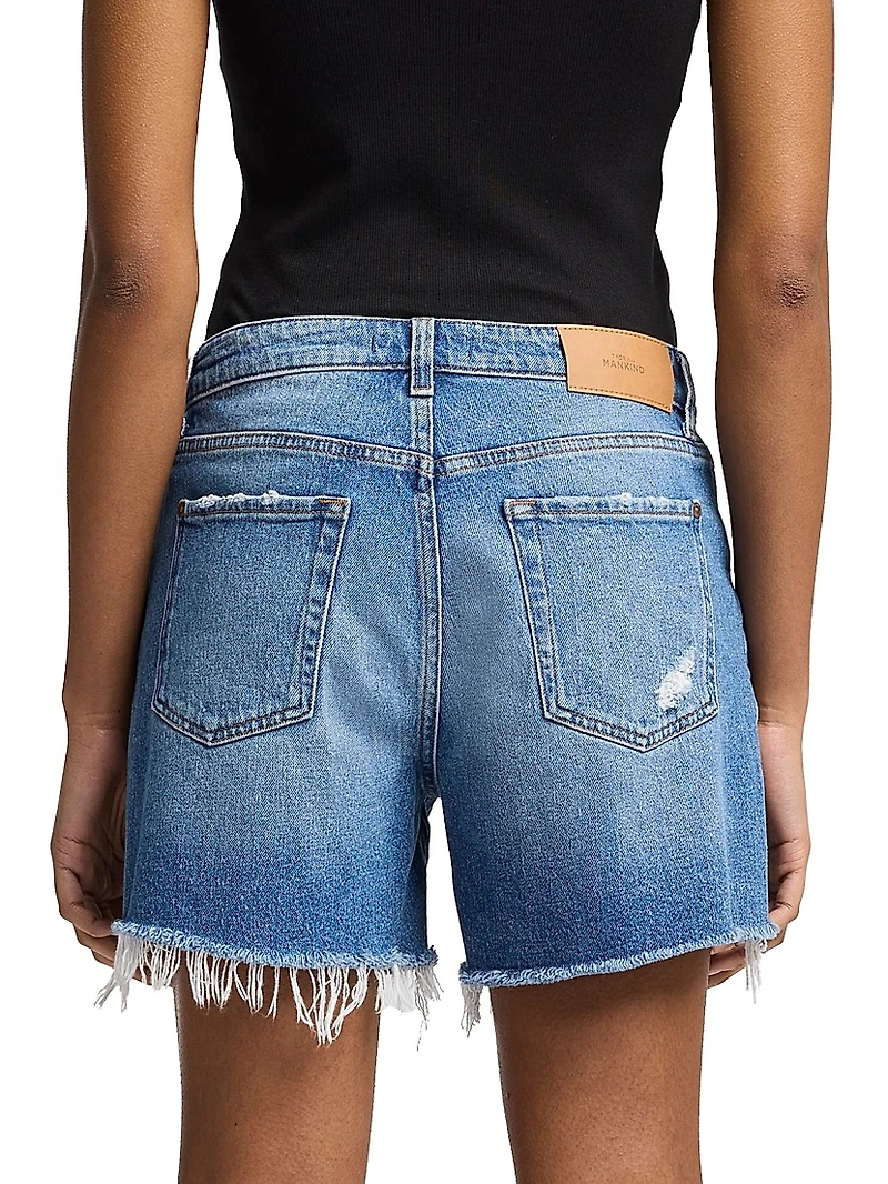 Monroe Distressed Jean Shorts