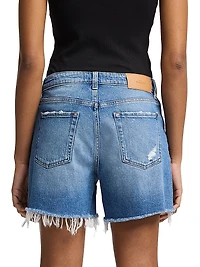 Monroe Distressed Jean Shorts