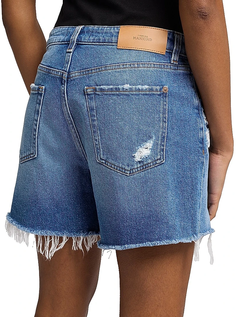 Monroe Distressed Jean Shorts