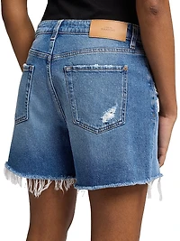 Monroe Distressed Jean Shorts
