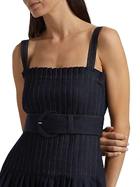 Bibi Denim Belted Minidress