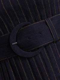 Bibi Denim Belted Minidress