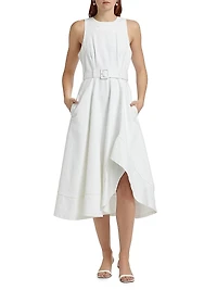 Zelda Belted Midi-Dress