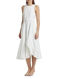 Zelda Belted Midi-Dress