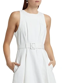 Zelda Belted Midi-Dress