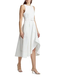 Zelda Belted Midi-Dress