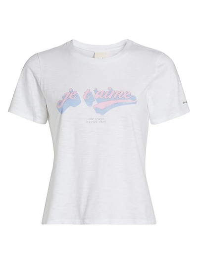 Je T'aime Logo Shrunken T-Shirt