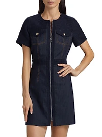 Layla Braided Tweed Minidress