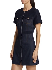 Layla Braided Tweed Minidress