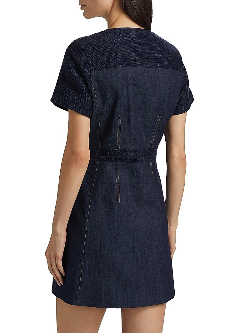 Layla Braided Tweed Minidress