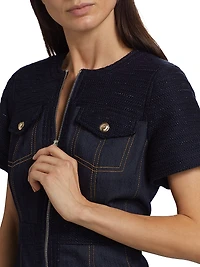 Layla Braided Tweed Minidress