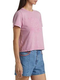 Logo Stretch-Cotton T-Shirt