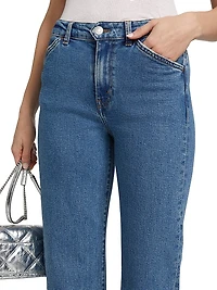 The Westley Mid-Rise Straight Ankle Jeans