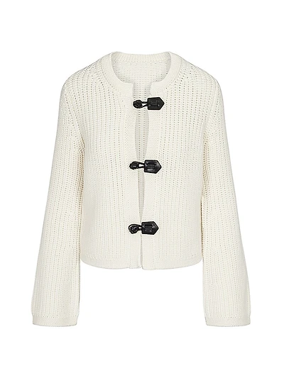 Novelty Wool Toggle Cardigan