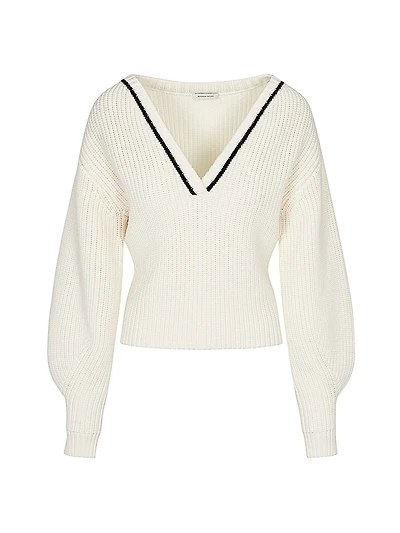 Novelty Victorian Sleeve Wool Sweater