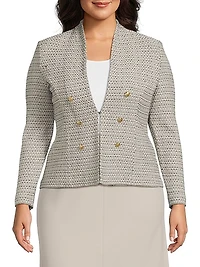Plus Tweed Tailored Jacket