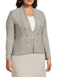 Plus Tweed Tailored Jacket