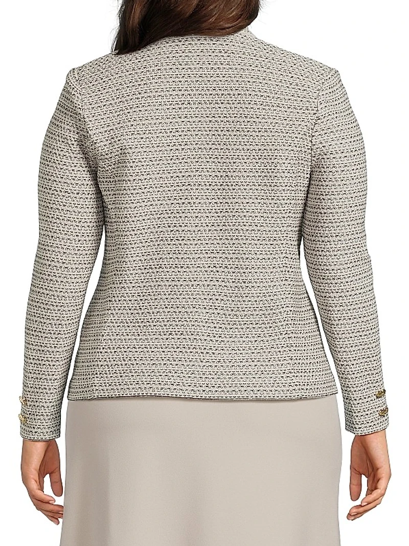 Plus Tweed Tailored Jacket
