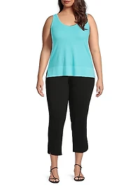 Plus Knit U-Neck Tank