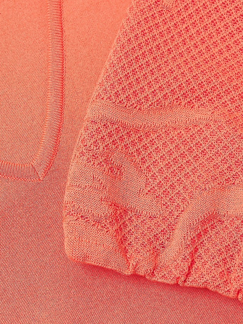 Plus Tonal Texture Soft Knit Tunic