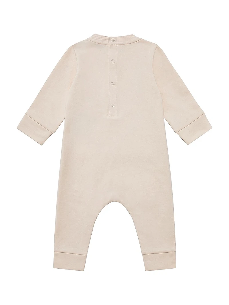Baby's Grow Stretch Cotton Romper
