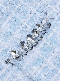 Check Knit Miniskirt