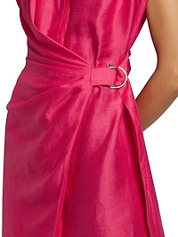 Remnar Linen-Blend Minidress