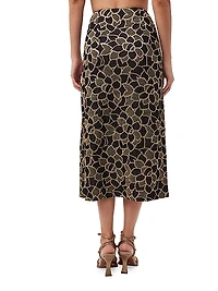 Zane Jacquard Midi-Skirt