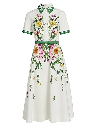 Floral Cotton Shirtdress